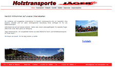 Desktop Screenshot of jaeger-holztransporte.com